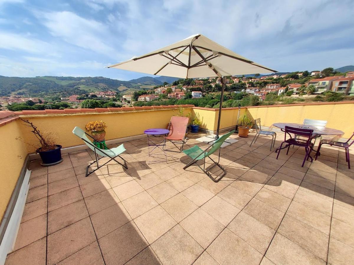 Rocade De Collioure Appt T4 Avec Grande Terrasse Et Garage Leilighet Eksteriør bilde